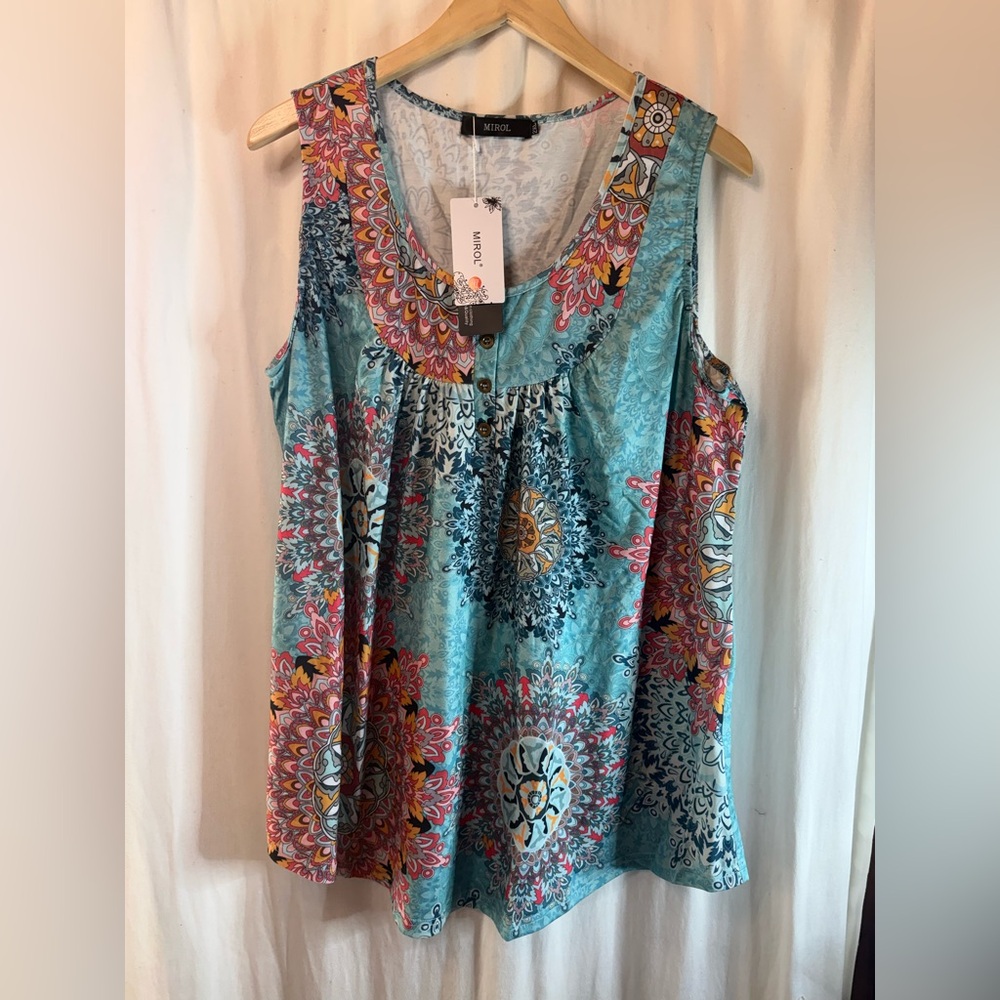 Mirol Paisley Tank Top